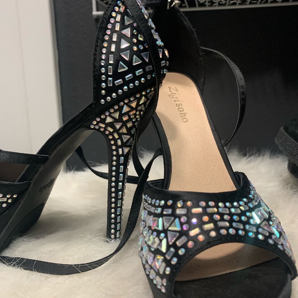 Rhinestone stiletto heels gorgeous
